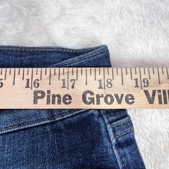 7 For All Mankind Jeans Mens 38 (36x29) Blue Straight Stretch Medium Wash Denim - Picture 7 of 10